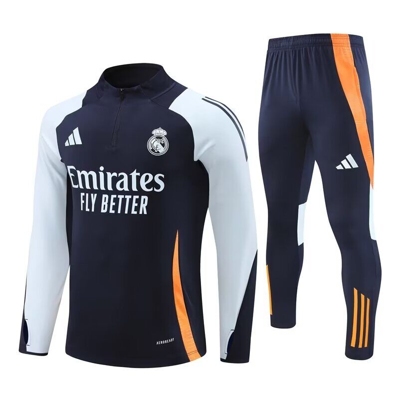 Real Madrid Fato de Treino 2024 - 1/2 Zip