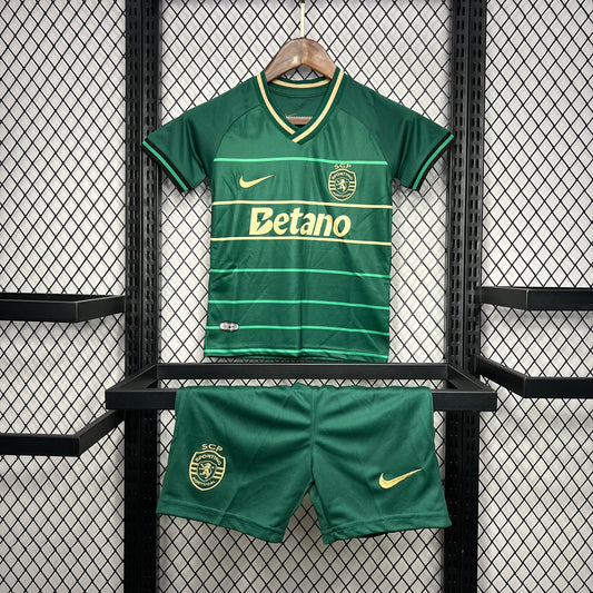 Sporting CP alternativo Kit Criança 2024-25