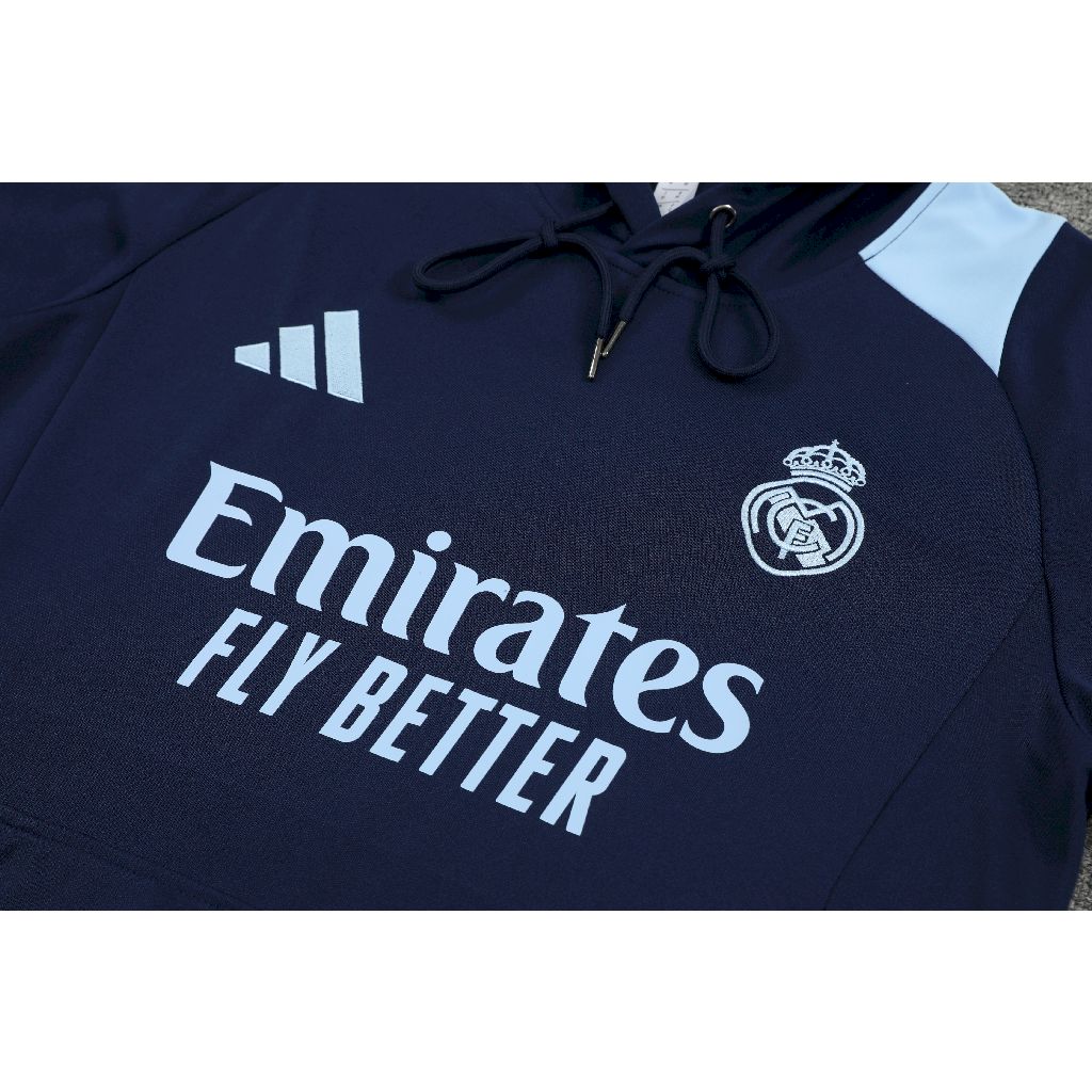 Real Madrid 2024 Tracksuit - Cotton with Hood