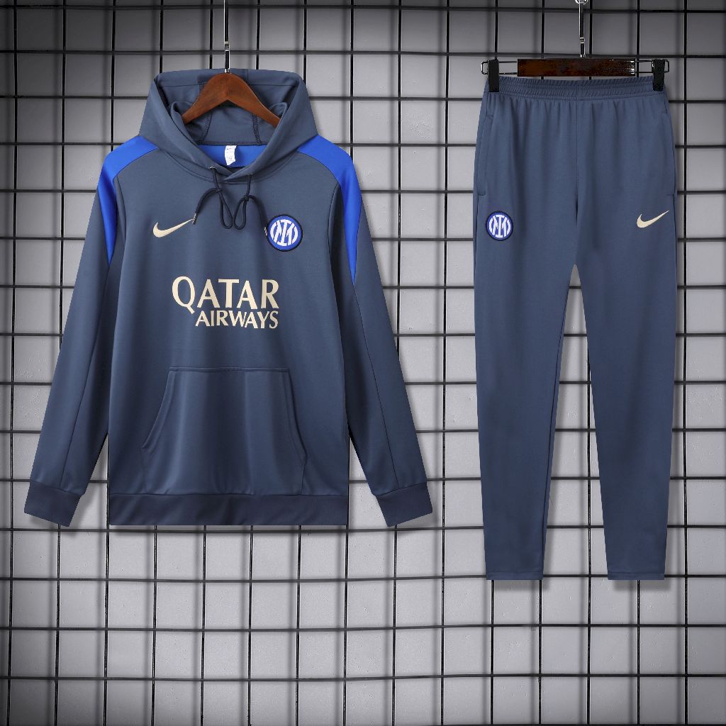 Inter Milan 2024 Tracksuit - Cotton with Hood