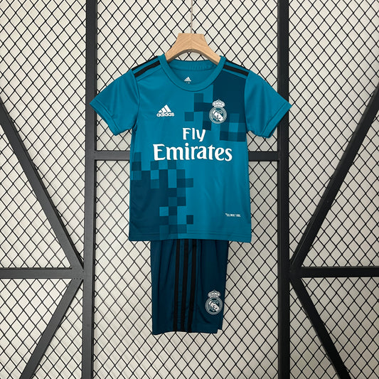 Real Madrid Kit Criança Retro 2017-18