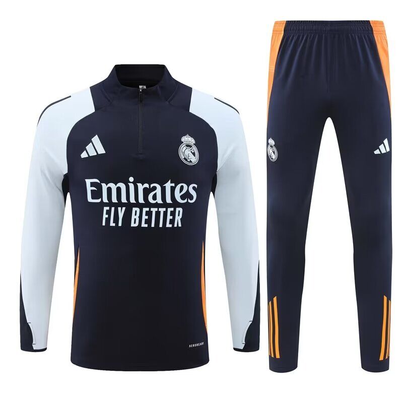 Real Madrid Fato de Treino 2024 - 1/2 Zip