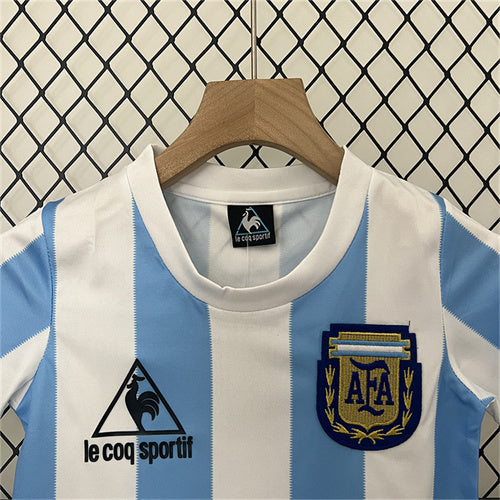 Equipación Argentina Retro Infantil 1986