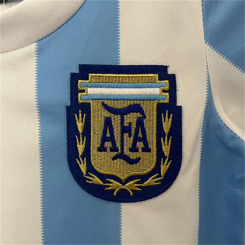 Equipación Argentina Retro Infantil 1986