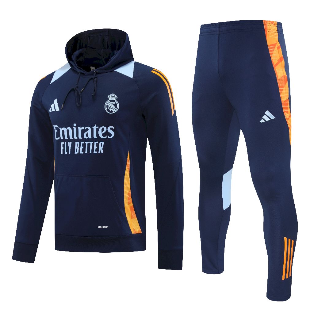 Real Madrid 2024 Tracksuit - Cotton with Hood