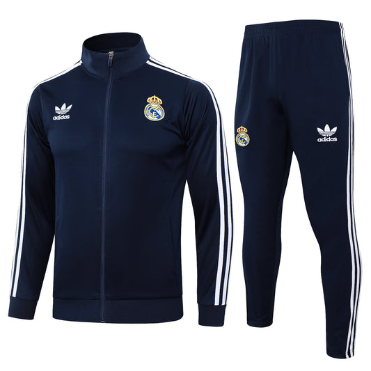 Real Madrid Fato de Treino - Zip Completo