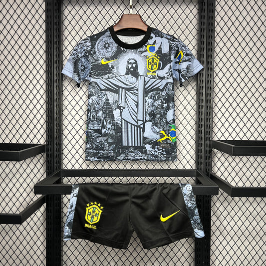 Brasil Kit Criança edição limitada 2024-25