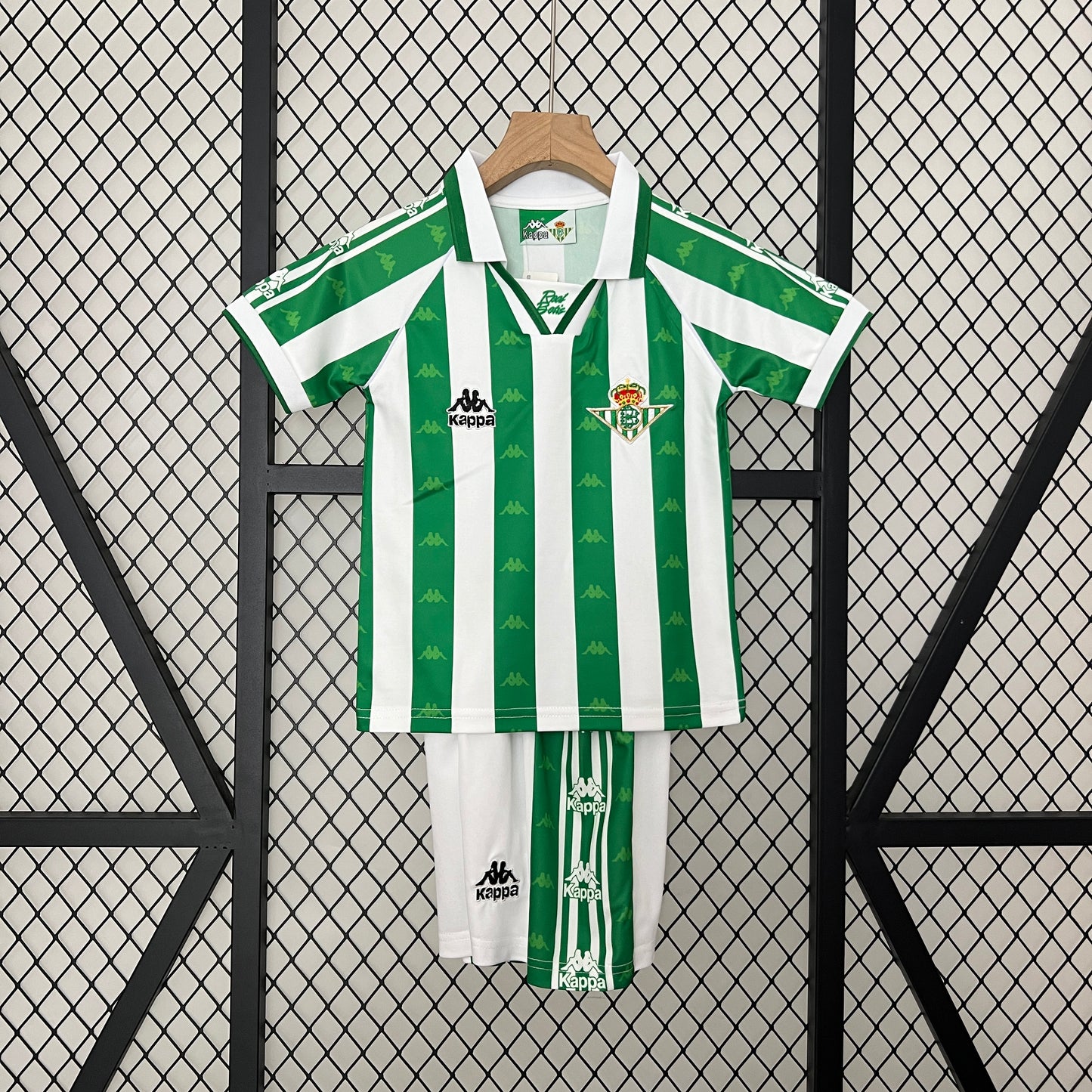 Real Betis Kit Criança Retro 1995-97