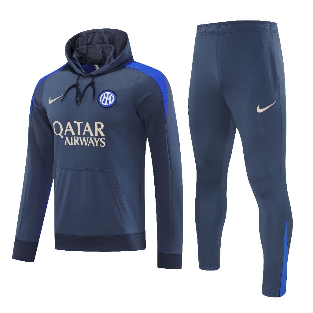 Inter Milan 2024 Tracksuit - Cotton with Hood