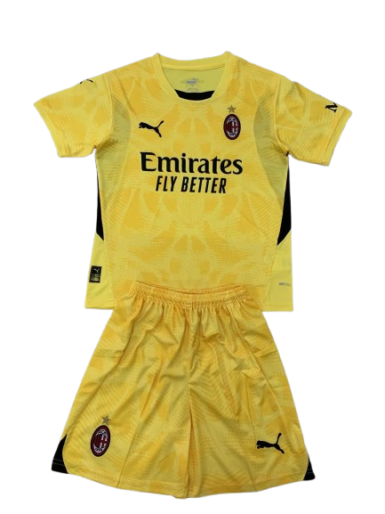 AC Milan Goalkeeper Kids Kit 2024-25