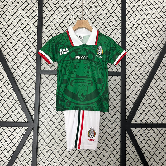 México retro Kit Criança 1998